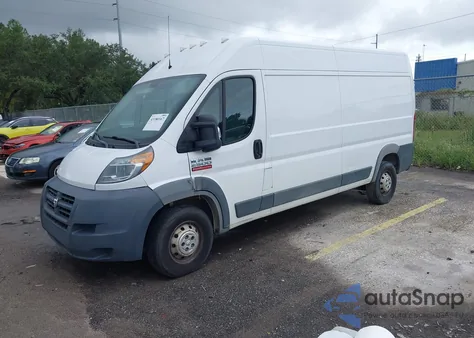 2017 Ram Promaster 2500 High Roof 159 Wb from USA, damaged, VIN 3C6TRVDG3HE519156